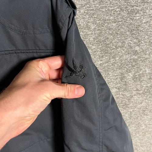 Spiewak NYC Since 1904 Black Field Jacket Mens L Removable Hood Quilted - Picture 2 of 10