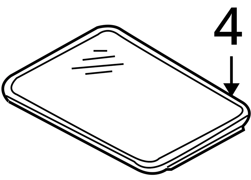 Nissan Altima 2002-2005 techo corredizo techo corredizo ventana vidrio OEM Foto 4 de 4