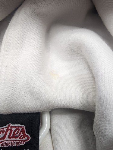 Phillies Hoodie Stitches size S Unisex Retro Red & White Bonus Phillies Bag - Picture 20 of 24