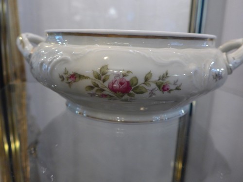 Rosenthal Porzellan Sanssouci elfenbein Moosrose Suppen Terrine 1l - Picture 4 of 8