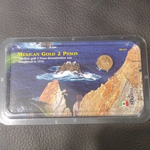 Photo of a 1919 Mexico 2 Pesos Gold from an eBay listing that sold on Jun 7, 2026