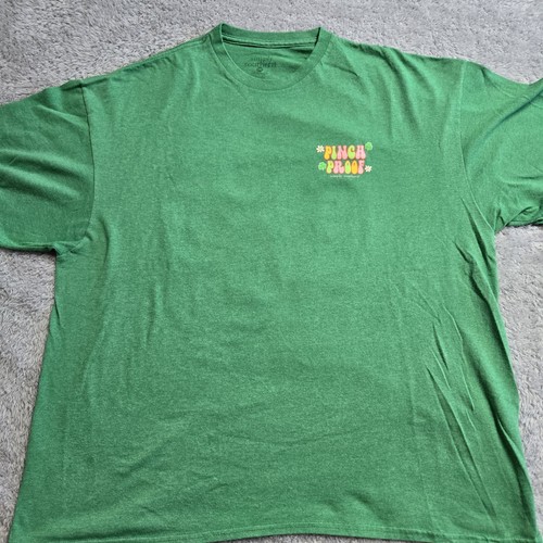 Camisa Simply Southern Mujer XXL Manga Corta Verde Happy Go Luck St. Patricks - Imagen 5 de 7