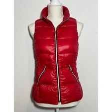 Anorak Brand Puffer Vest Chili Pepper Size S