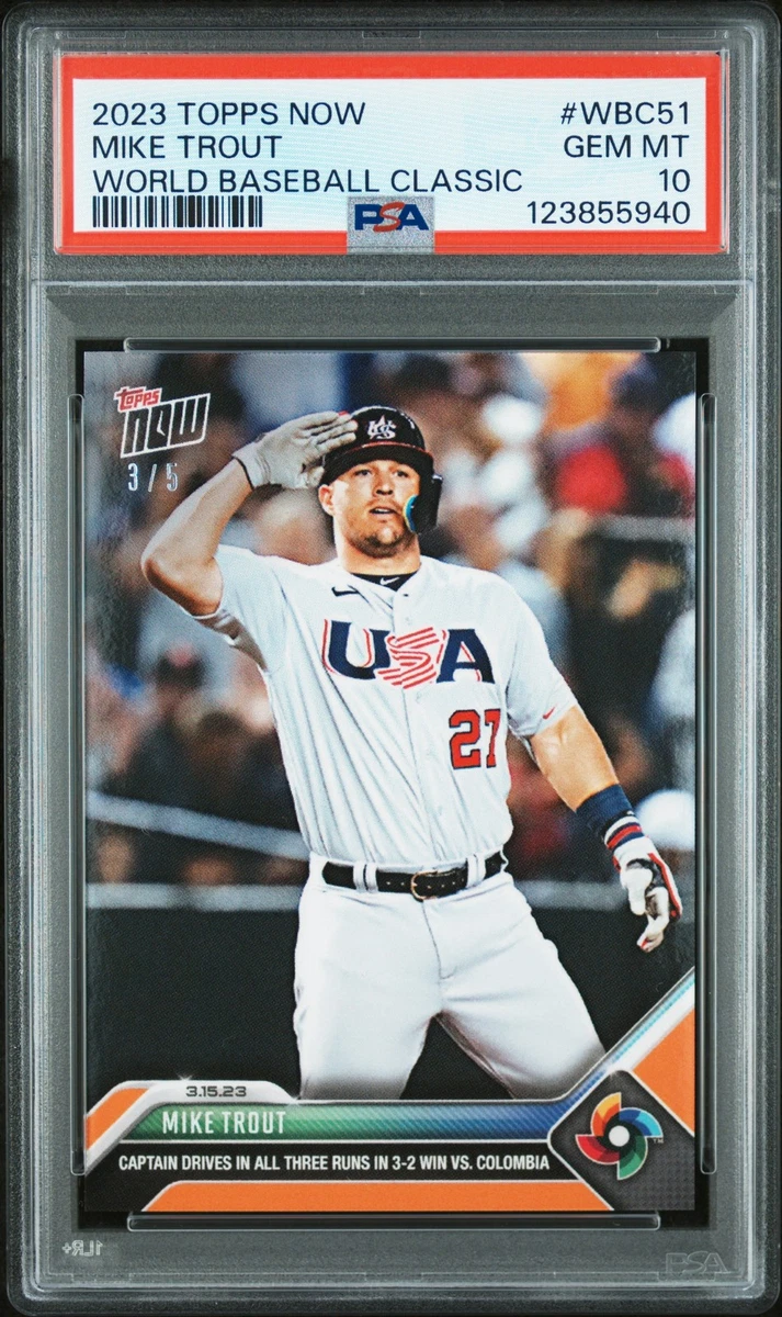 2023 Topps Now World Baseball Classic - Mike Trout #WBC-51 for