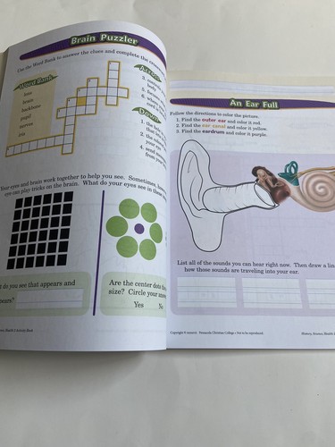 Abeka History Science Health Activity Book 2 - Picture 4 of 4