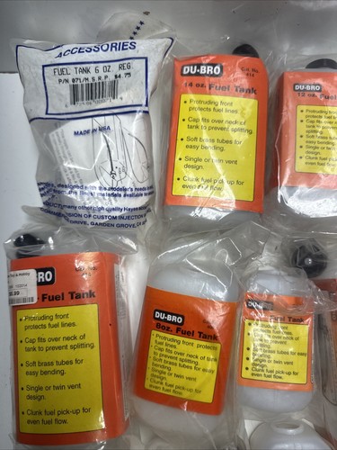 DU-BRO Fuel Tank Lot. New And Used. Multiple Sizes. - Picture 2 of 9