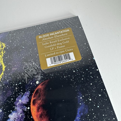 Blood Incantation Absolute Elsewhere Gold Vinyl LP With Poster New Sealed - Picture 4 of 11