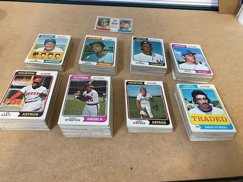 1974 Topps Baseball Partial Complete Set - 284 of 660 + Traded (Set 40/44) - Picture 3 of 11