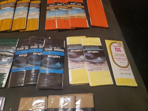 Lotto di 27 nastri per rilegatura/bias per cuciture - Foto 4 di 6