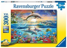 Ravensburger Kinderpuzzle - 12895 Delfinparadies - Unterwasserwelt-Puzzle für...