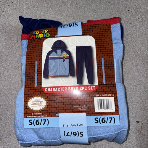 Mario Brothers Figur Jungen 2-teiliges Fleecejacke & Jogginghose Set Größe 6/7 - Bild 7 von 7