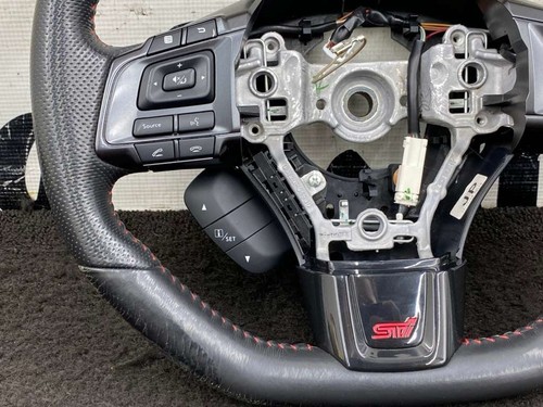 15-21 Subaru WRX STI OEM Steering Wheel Leather - Picture 5 of 15