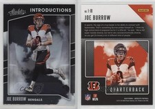 2020 Panini Absolute Introductions Joe Burrow #I-JB Rookie RC