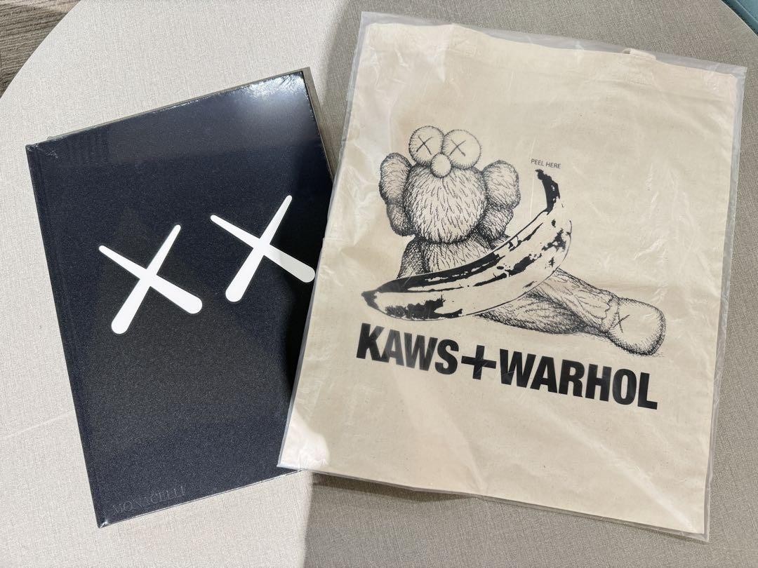 【新品】UNIQLO KAWS Warhol Artbook トートバッグ KAWS + WARHOL x UNIQLO Collaboration 2024 Art Book