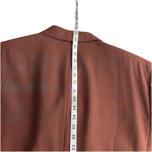 Vittorio St. Angelo Men's 2pc Suit Set 44L 36x33 Subtle Plaid - Picture 13 of 17