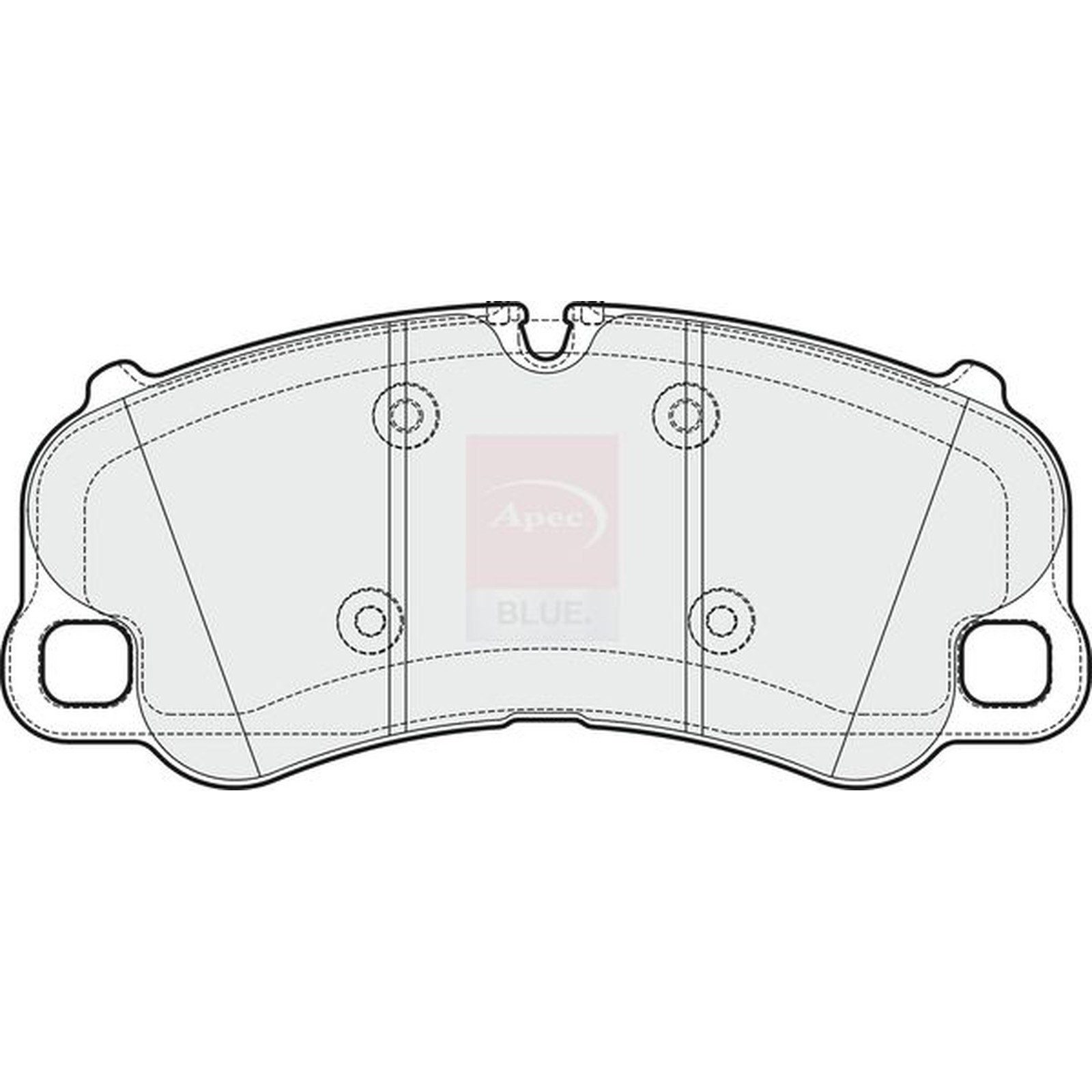 Apec Blue Brake Pads - PD3758 - Fits Porsche Front - Rigorously Tested