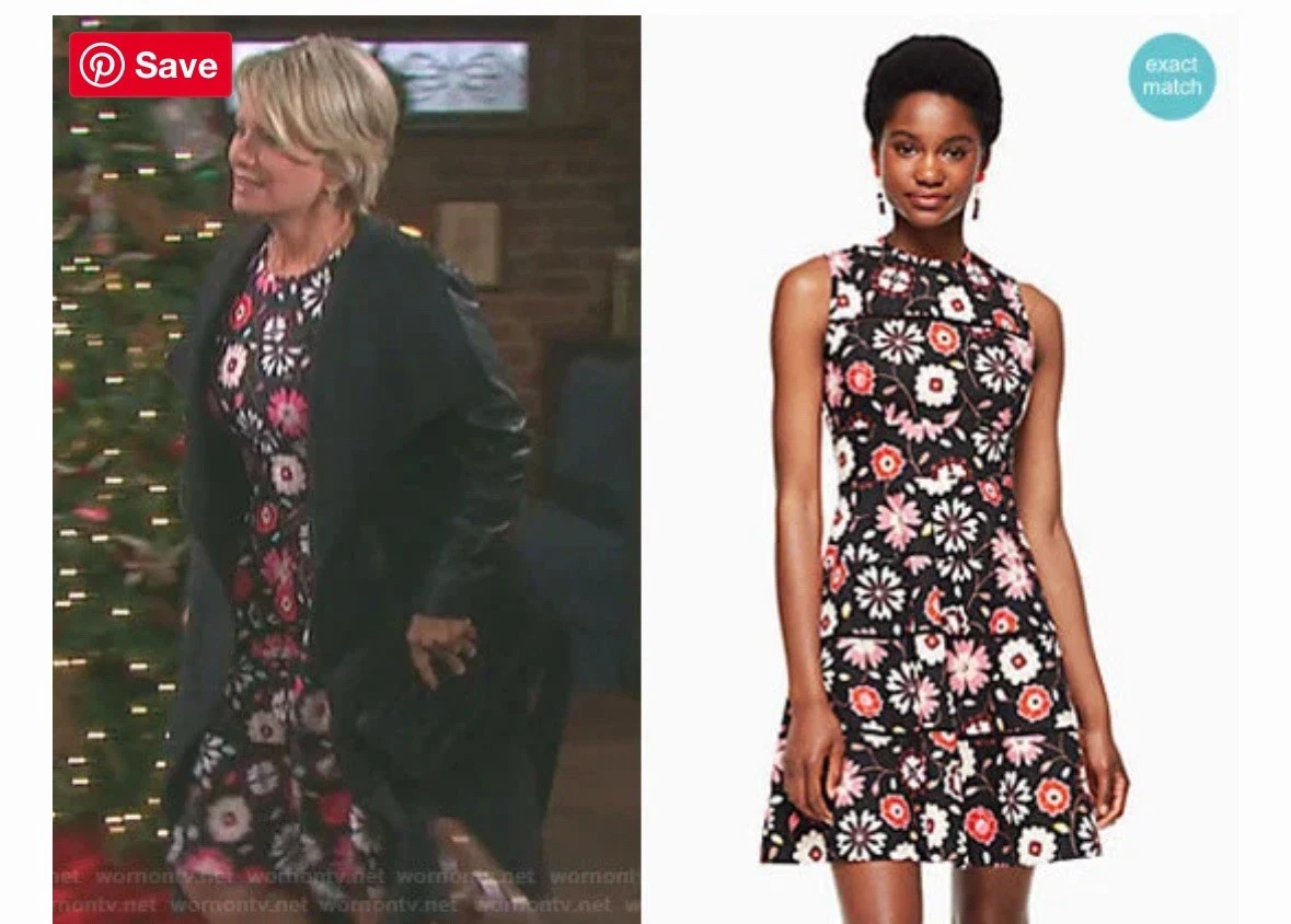 Abito Kate Spade Casa Flora Popeline Fit