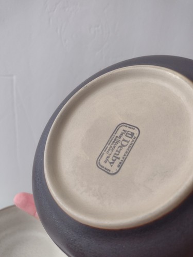 Set Of 4 Denby Langley POTTER'S WHEEL-RUST RED Cereal Bowls - Bild 7 von 9