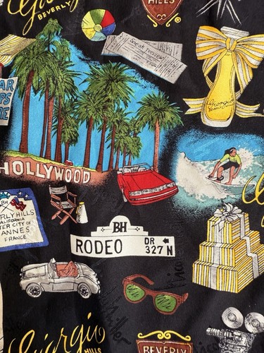Nicole Miller Designer Giorgio von Beverly Hills Rodeo Dr. Hollywood Seidentuch