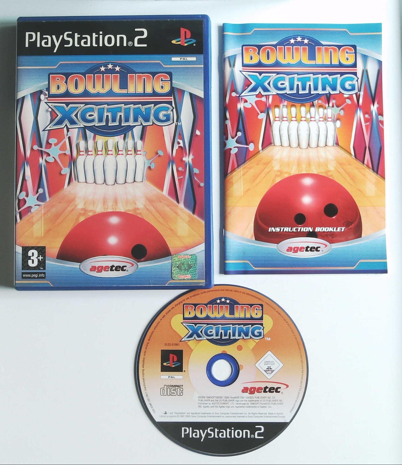 PS2 : BOWLING XCITING - Completo! PLAYSTATION 2 - CONSEGNA 24/48H