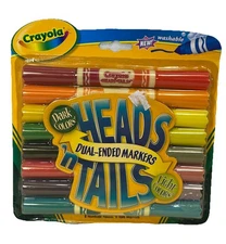 Crayola Heads and Tails Dual Ended Markers Washable New