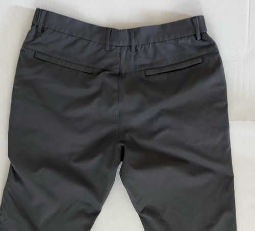 Jack Archer Men Jetsetter Performance Pants 34X29 Charcoal Flat Front Chino Golf - Picture 4 of 11
