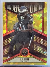 2023 Panini Legacy - Under the Lights A.J. Brown #UL-AJB Yellow Diamond /25