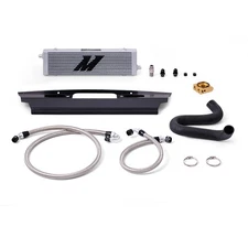 Mishimoto MMOC-MUS8-15T Oil Cooler Kit Fits Ford Mustang GT V8 2015-2017 Silver