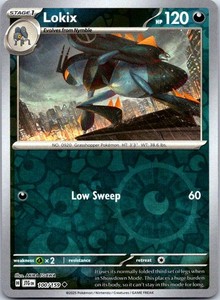 100/159 Lokix Reverse Holo Uncommon SV09: Journey Together