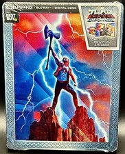 THOR LOVE &THUNDER - BEST BUY EXCLUSIVE 4K UHD BLURAY STEELBOOK *NEW & SEALED!*
