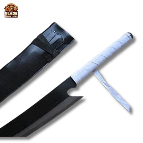 Kurosaki Ichigo’s Zangetsu Replica Sword – 41" Carbon Steel Cosplay Blade with L - Picture 9 of 9