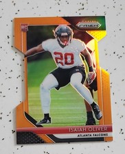 2018 Panini Prizm - Rookie Isaiah Oliver #259 Orange Prizm  Die-Cut /249 (RC)