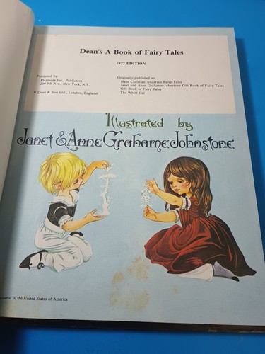 A Book of Fairy Tales, Dean, Janet & Anne Grahame Johnstone, 1977 Ed. HC - Imagen 6 de 10