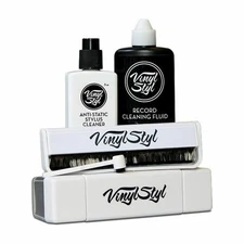Vinyl Styl® VS-A-009 Ultimate Vinyl Record Care Kit - Record & Stylus Brushes An