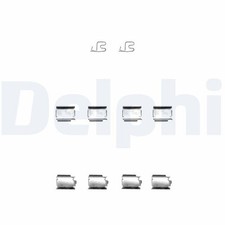 DELPHI Zubehörsatz, Scheibenbremsbelag Hinten Vorne LX0343