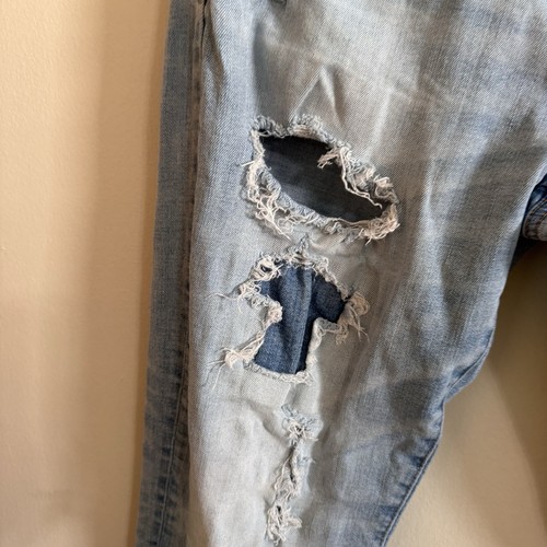 American Eagle Jeans Men 30x30 Blue AirFlex + Slim Distressed Denim - Picture 6 of 17