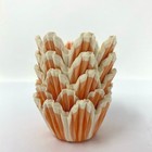 Mini Tulip baking cups peach/orange Bulk pack of 300 cupcake liners