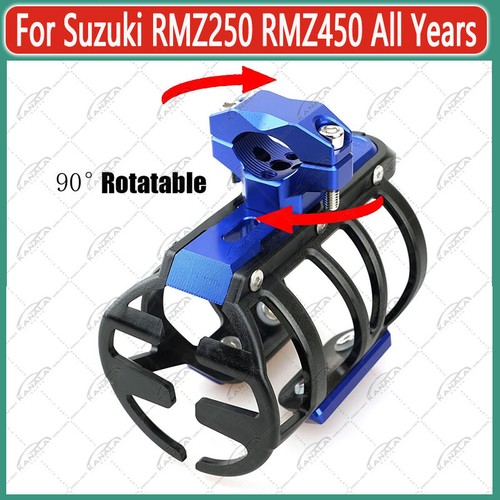 CNC Mineral Water Holder Beverage Cup Holder For Suzuki RMZ250 RMZ450 All Years - Picture 8 of 14