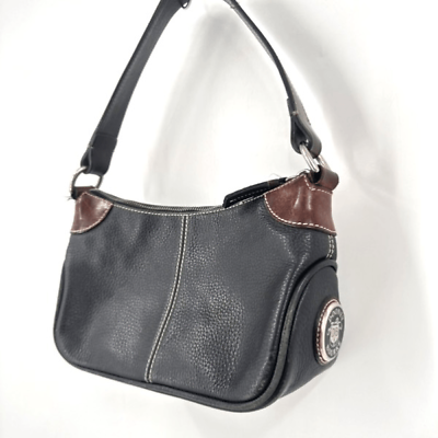 #ad Dooney amp; Bourke All Weather Leather Hobo small purse handbag brown