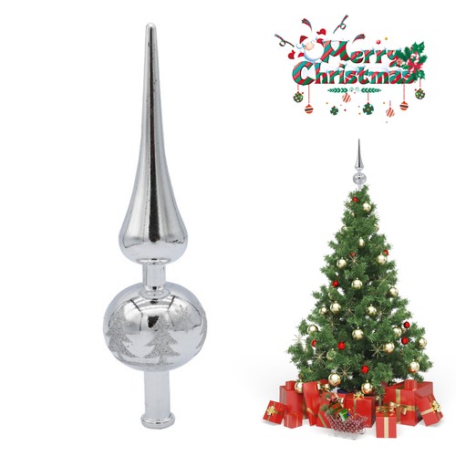 Christmas Tree Toppers Christmas Tree Finial Stand Plating PP Tree Topper - Picture 9 of 15