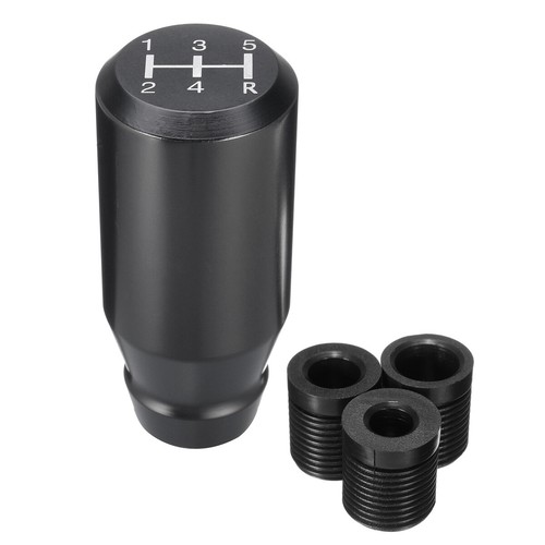 Universal Schaltknauf 5 Gang Alu Knauf Schalthebel Schaltknopf Manuell Shifter - Picture 1 of 6