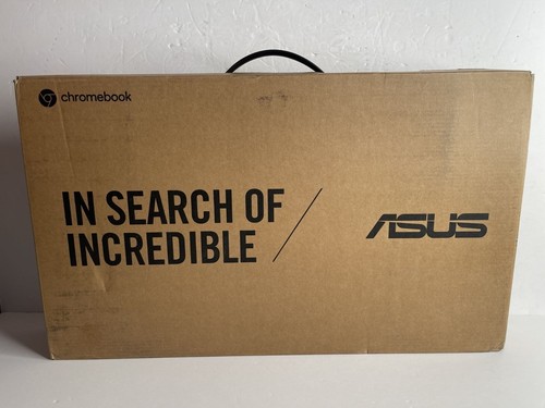 ASUS Chromebook CX1, 15.6" FHD, Intel Celeron N4500, 128GB, 8GB RAM, ChromeOS - Picture 1 of 6