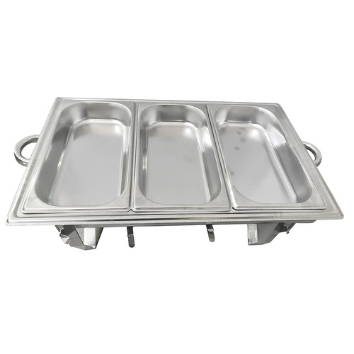 NUEVO calentador de alimentos de acero inoxidable Chafing Dish recipiente térmico compartimento de mantenimiento del calor con tapa - Imagen 41 de 124