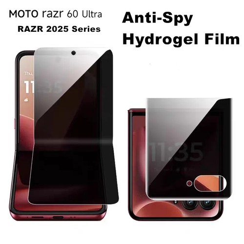 Anti-Spy Screen Protector For Motorola Razr 60 Ultra Plus 2025 2024 Privacy Film - Picture 1 of 19