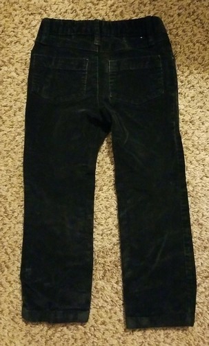 Girl's Gap size 4 black velour style pants - Picture 2 of 2