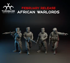 African Warlords | 4 Miniatures |