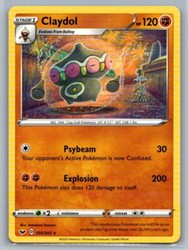 Claydol 103/202 Sword & Shield Base Set Regular Rare Pokémon TCG