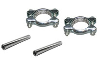 terminale cromati  e fascette  marmitta maggiolino maggiolone epoca  VOLKSWAGEN