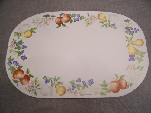 VTG Corelle Coordinates Chutney Reversible Placemats Set Of 4 Cottagecore Decor - Picture 6 of 12