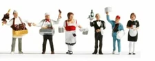 Noch Service Staff Figure Set  15070 HO Scale